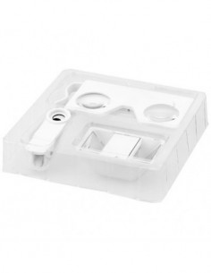 Visore realtà virtuale con kit lenti 3D - Solido Bianco