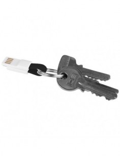 Portachiavi magnetico micro USB - Nero