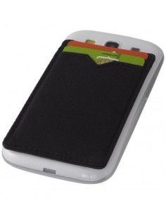 Doppio porta carte da smartphone RFID - Nero