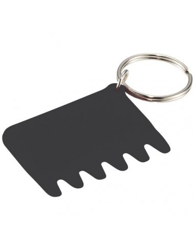 Portachiavi con spazzolino in silicone per tastiere - Nero