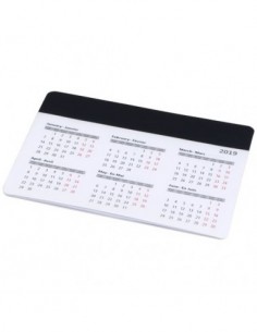 Tappetino per mouse con calendario Chart - Nero
