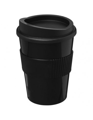 Tazza Americano® medio da 300 ml con grip - Nero