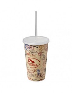 Bicchiere Brite-Americano® a doppia parete da 350 ml - Solido Bianco