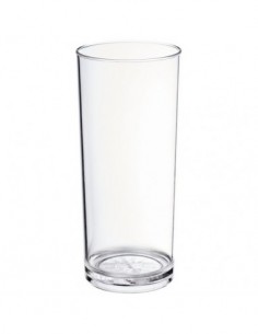 Bicchiere in plastica Hiball premium da 284 ml - Trasparente