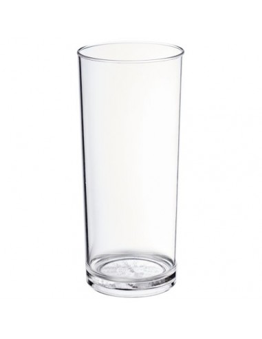 Bicchiere in plastica Hiball premium da 284 ml - Trasparente