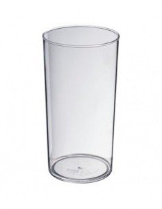 Bicchiere in plastica da 284 ml Hiball economy - Trasparente