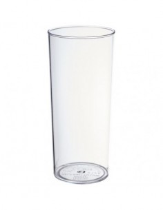 Bicchiere in plastica da 340 ml Hiball economy - Trasparente