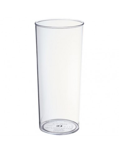 Bicchiere in plastica da 340 ml Hiball economy - Trasparente