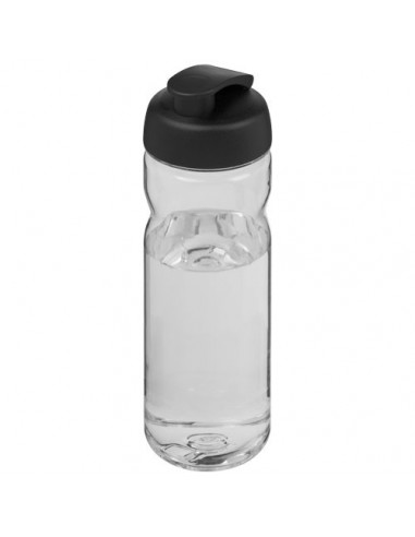 Borraccia sportiva Base Tritan™ da 650 ml con coperchio a scatto - Trasparente