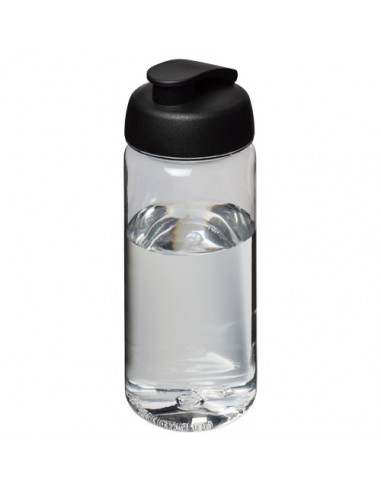 Borraccia sportiva Octave Tritan™ da 600 ml con coperchio a scatto - Trasparente