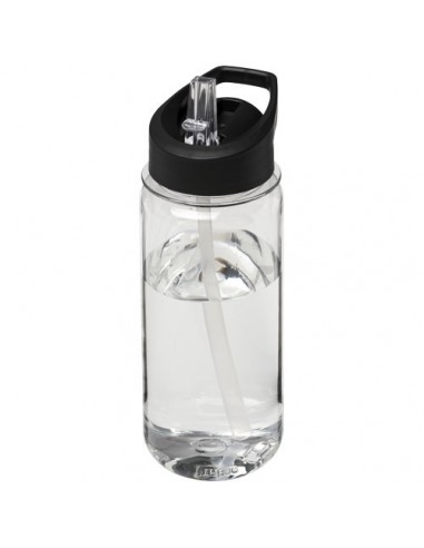 Borraccia sportiva Octave Tritan™ da 600 ml con coperchio con beccuccio - Trasparente