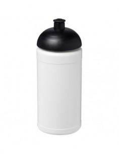Borraccia sportiva Baseline® Plus da 500 ml con coperchio a cupola - Solido Bianco