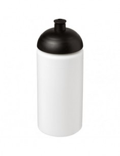 Borraccia sportiva Baseline® Plus da 500 ml con impugnatura e coperchio a cupola - Solido Bianco