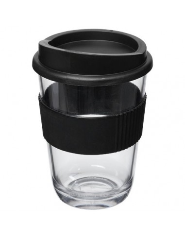 Bicchiere Americano® cortado da 300 ml con grip - Nero