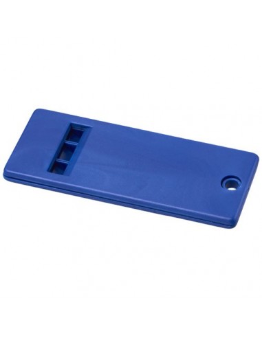 Fischietto piatto Wanda con ampia superficie per branding - Blue