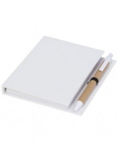 Blocco combo con penna Colours - Solido Bianco