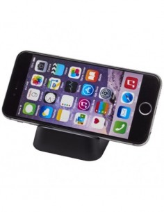 Supporto telefonico in plastica - Nero