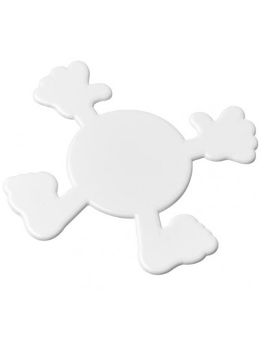 Sottobicchiere in plastica Splatman - Solido Bianco