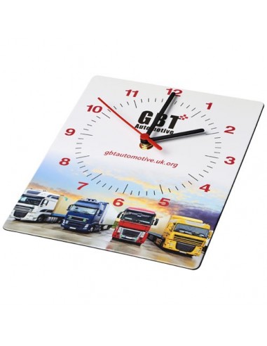 Orologio da parete rettangolare Brite-Clock® - Nero