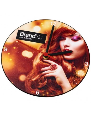 Orologio da parete rotondo Brite-Clock® - Nero
