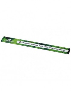 Righello Terran da 30 cm con plastica riciclata al 100% - Nero