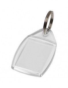 Portachiavi in plastica Access - Trasparente