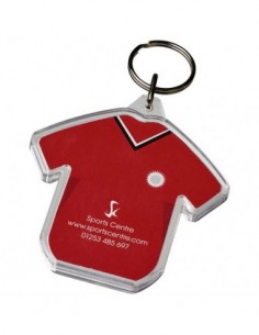 Portachiavi Combo a forma di T-shirt - Trasparente