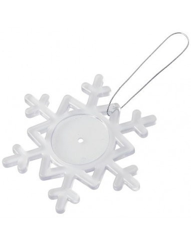 Ornamento a forma di fiocco di neve Elssa - Trasparente