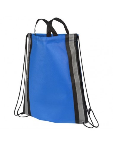 Zainetto con coulisse in tessuto non tessuto riflettente - Royal Blu