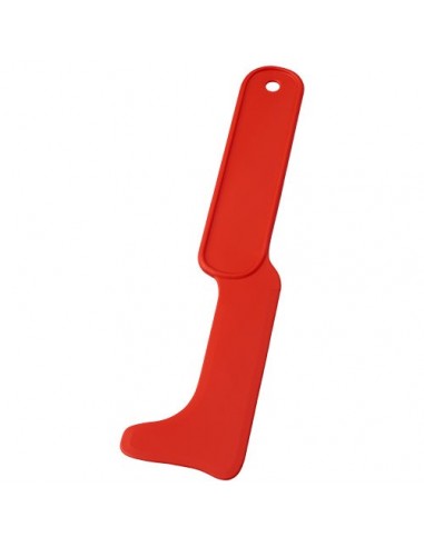 Raschietto per barattoli in plastica Toby - Rosso