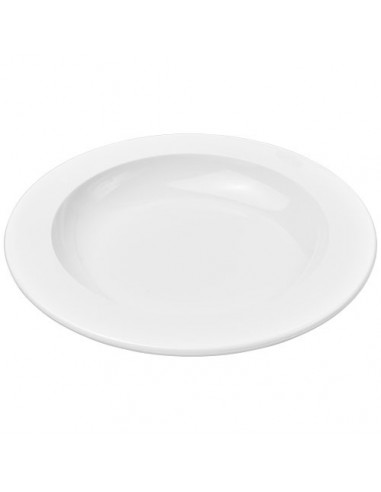 Piatto rotondo in plastica Pax - Solido Bianco