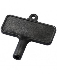 Chiave in plastica Largo per radiatore - Nero