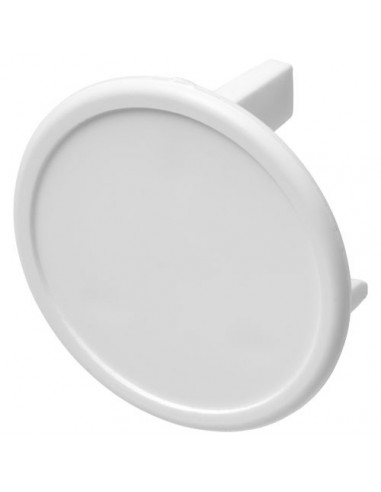 Copri spina UK a 3 pin Tully in plastica - Solido Bianco