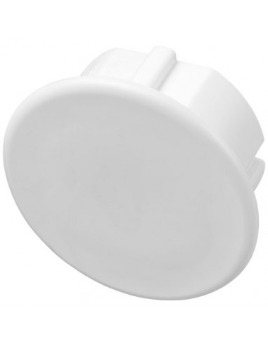 Copri spina EU a 2 pin Tully in plastica - Solido Bianco