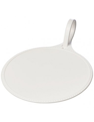Etichetta per bagagli rotonda Rami - Solido Bianco