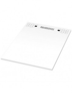 Block notes A7 Desk-Mate® con copertina avvolgente - Solido Bianco