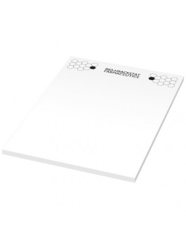 Block notes A7 Desk-Mate® con copertina avvolgente - Solido Bianco