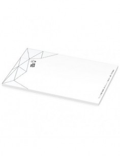 Block notes A5 per appunti Budget - Solido Bianco