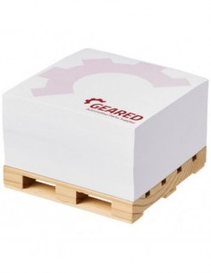 Blocco di foglietti promemoria 1B Pallet Block-Mate® - Solido Bianco