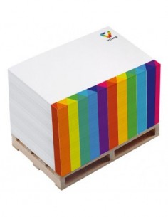 Blocco di foglietti promemoria 2A Pallet Block-Mate® - Solido Bianco