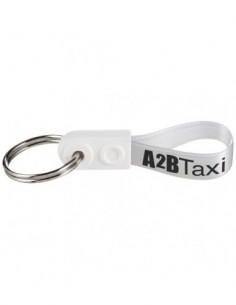 Portachiavi Ad-Loop ® Mini - Solido Bianco