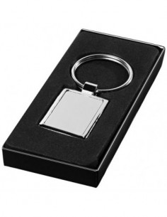 Porta chiavi rettangolare - Argento