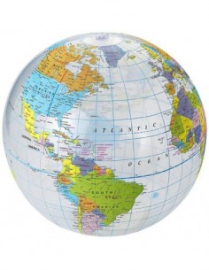 Pallone da spiaggia trasparente Globe - Trasparente