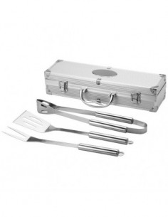 Set BBQ 3 pezzi Satay - Argento