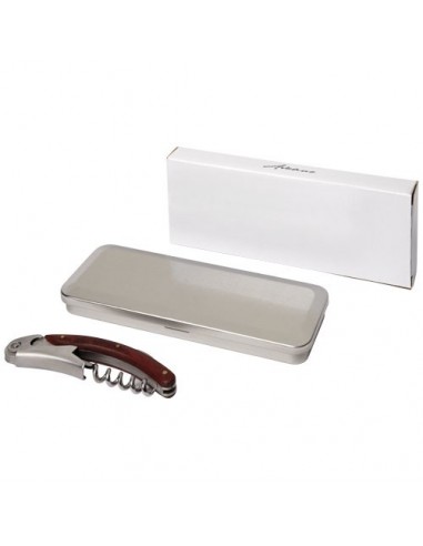 Coltellino multi funzione con apribottiglie Morris - Argento