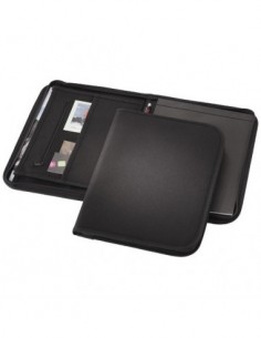 Portfolio A4 con cerniera Berkeley - Nero