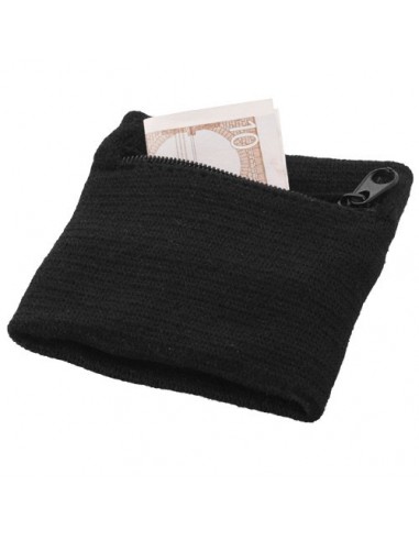 Polsino Brisky con tasca zip - Nero