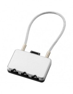 Lucchetto da viaggio Heatrow - Argento
