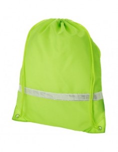 Sacca premium catarifrangente - Verde Fluo