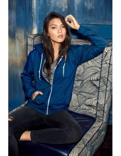 Fashion Lady Felpa Cap/Zip...